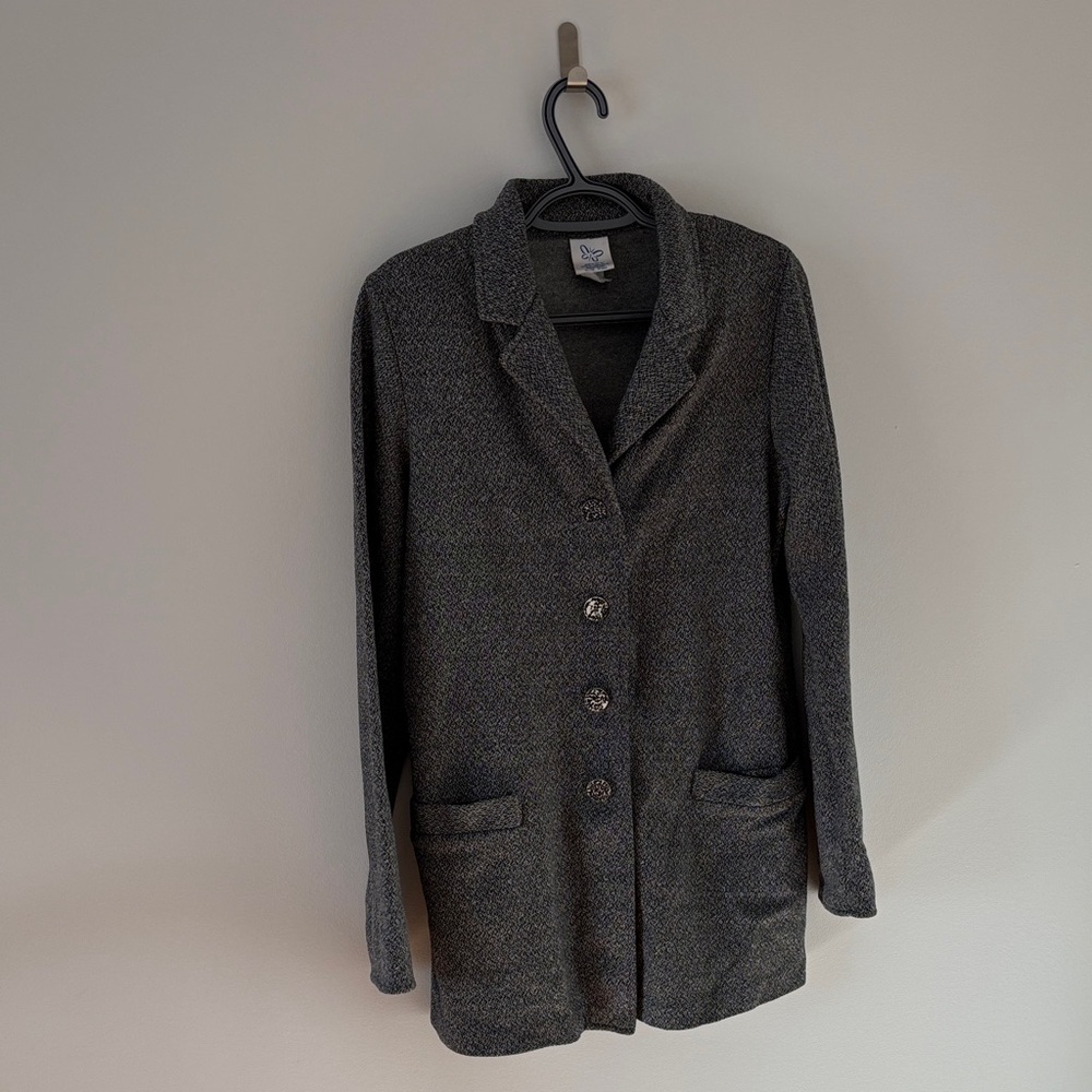 Charcoal Blazer made in Canada Size XS